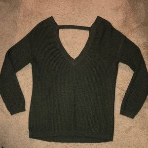 Olive green Forever 21 Sweater